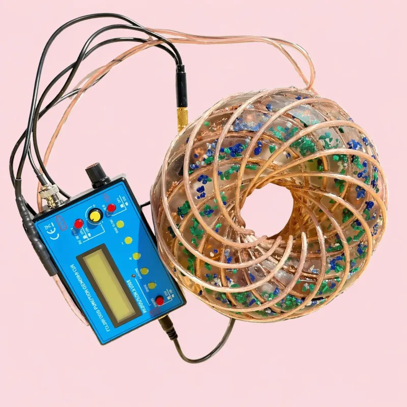 Torus Energetic Activ 20 cm – Generator de Armonie și Lumină Coerentă