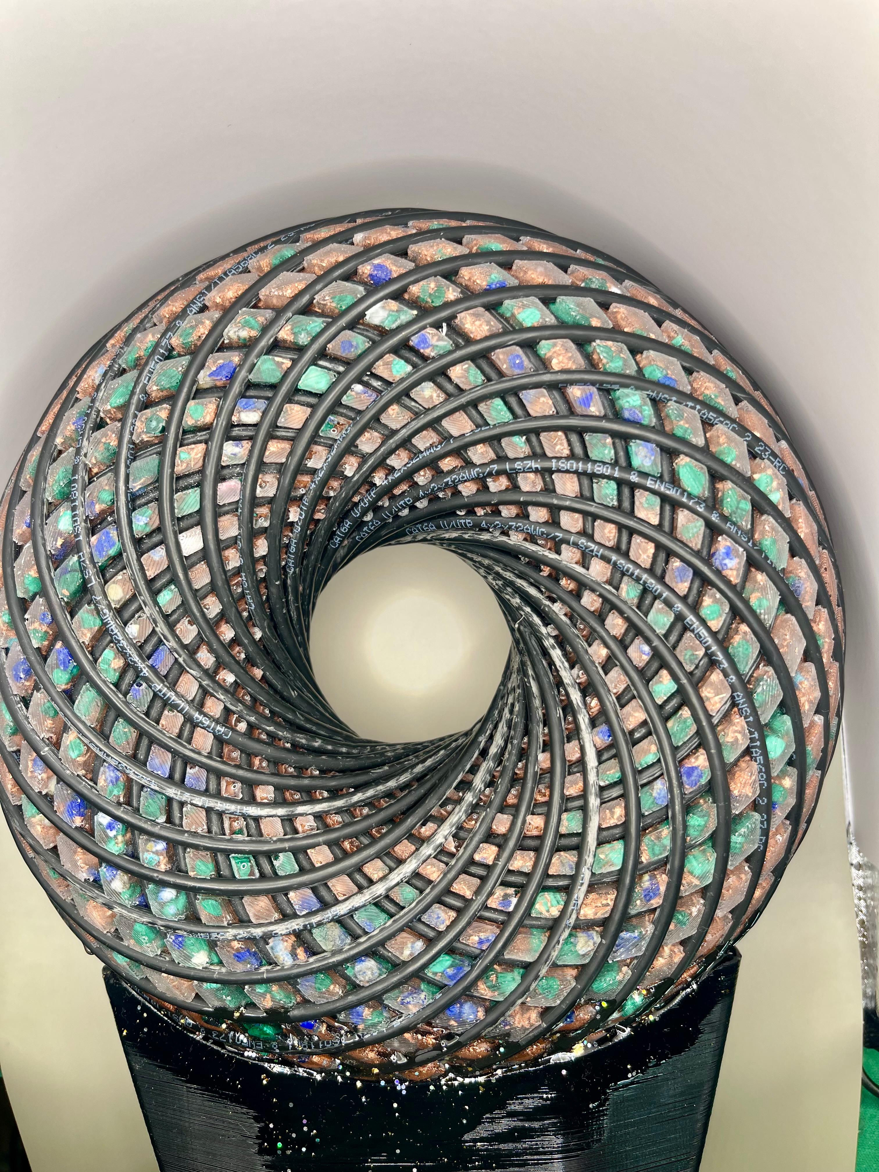 Bobină Toroidală – 20 cm, 24 spire, Generator Inclus